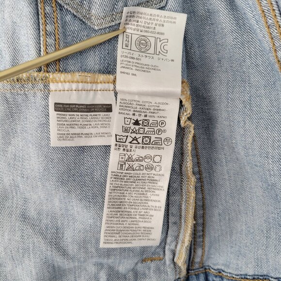 2010s Levi’s Light Wash Trucker Denim Jacket Size XSmall Classic Fit - Picture 9 of 11